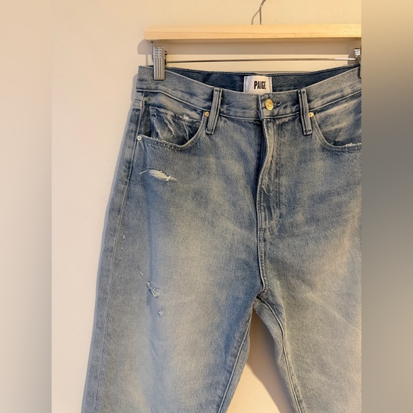 PAIGE The Sawyer High-Rise Straight-Leg Jeans, NWT - Picture 5 of 7